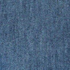 Mini Crew-Neck Denim Dress, DARK WASH, swatch