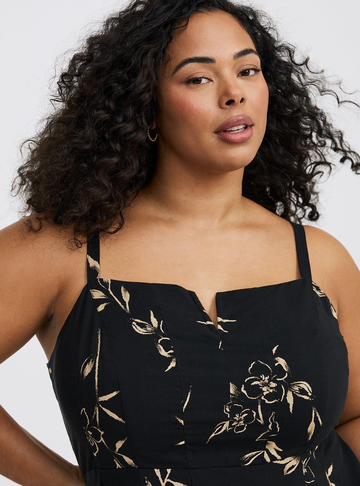 Peplum Challis Cami