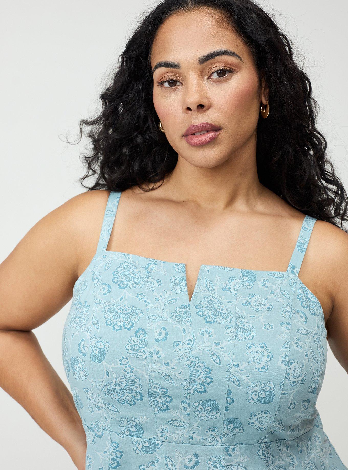 Peplum Challis Cami, PRESLEY PAISLEY BLUE, alternate