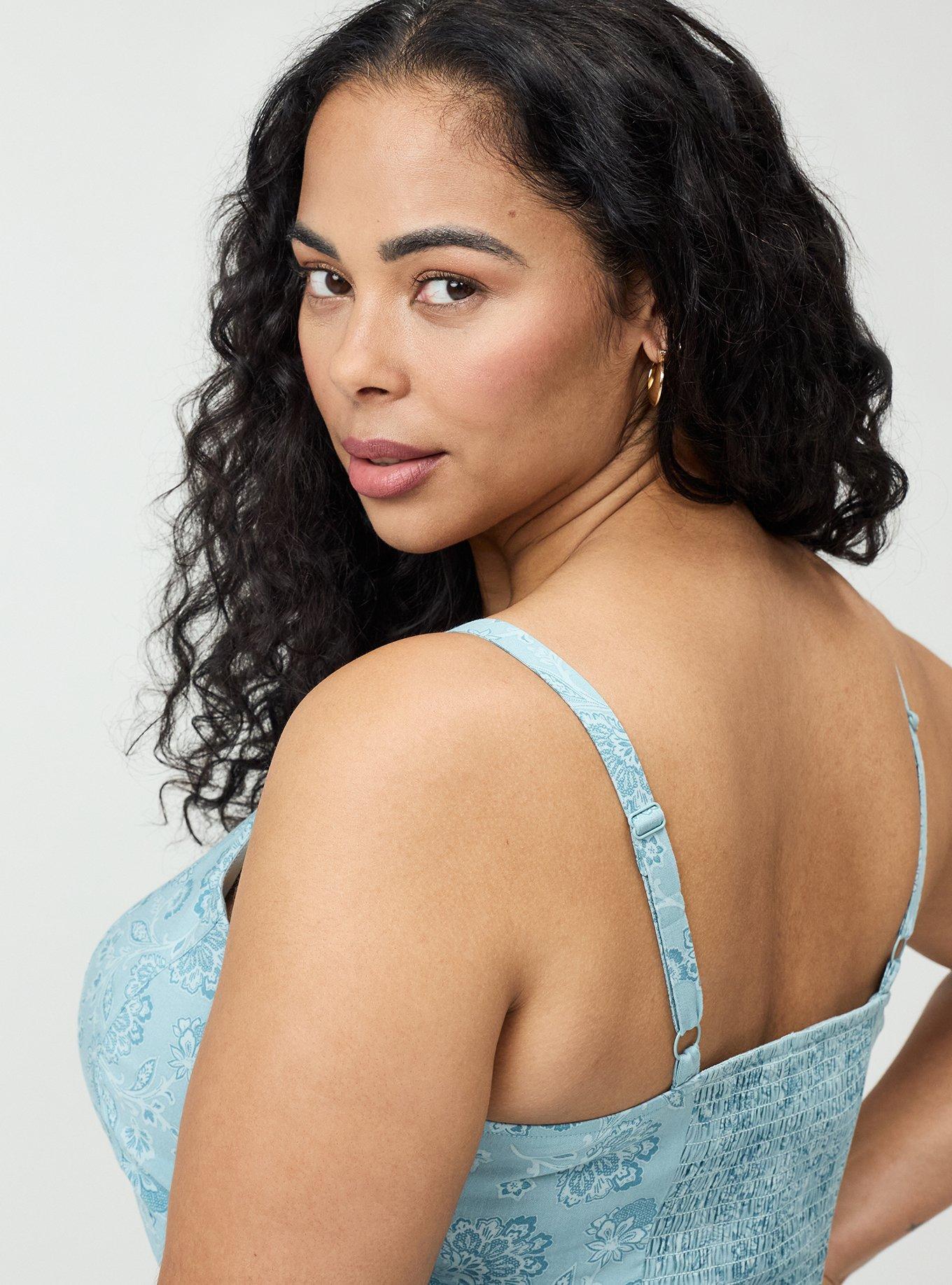 Peplum Challis Cami, PRESLEY PAISLEY BLUE, alternate