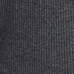 Rib Dolphin Lounge Short, CHARCOAL HEATHER GREY, swatch