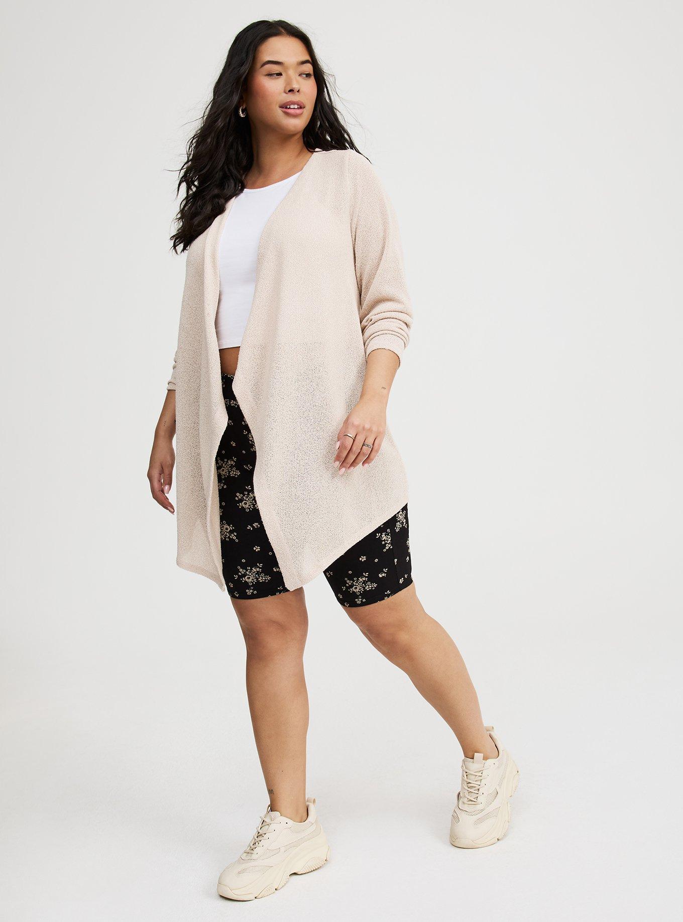 Drape Front Hacci Cardigan