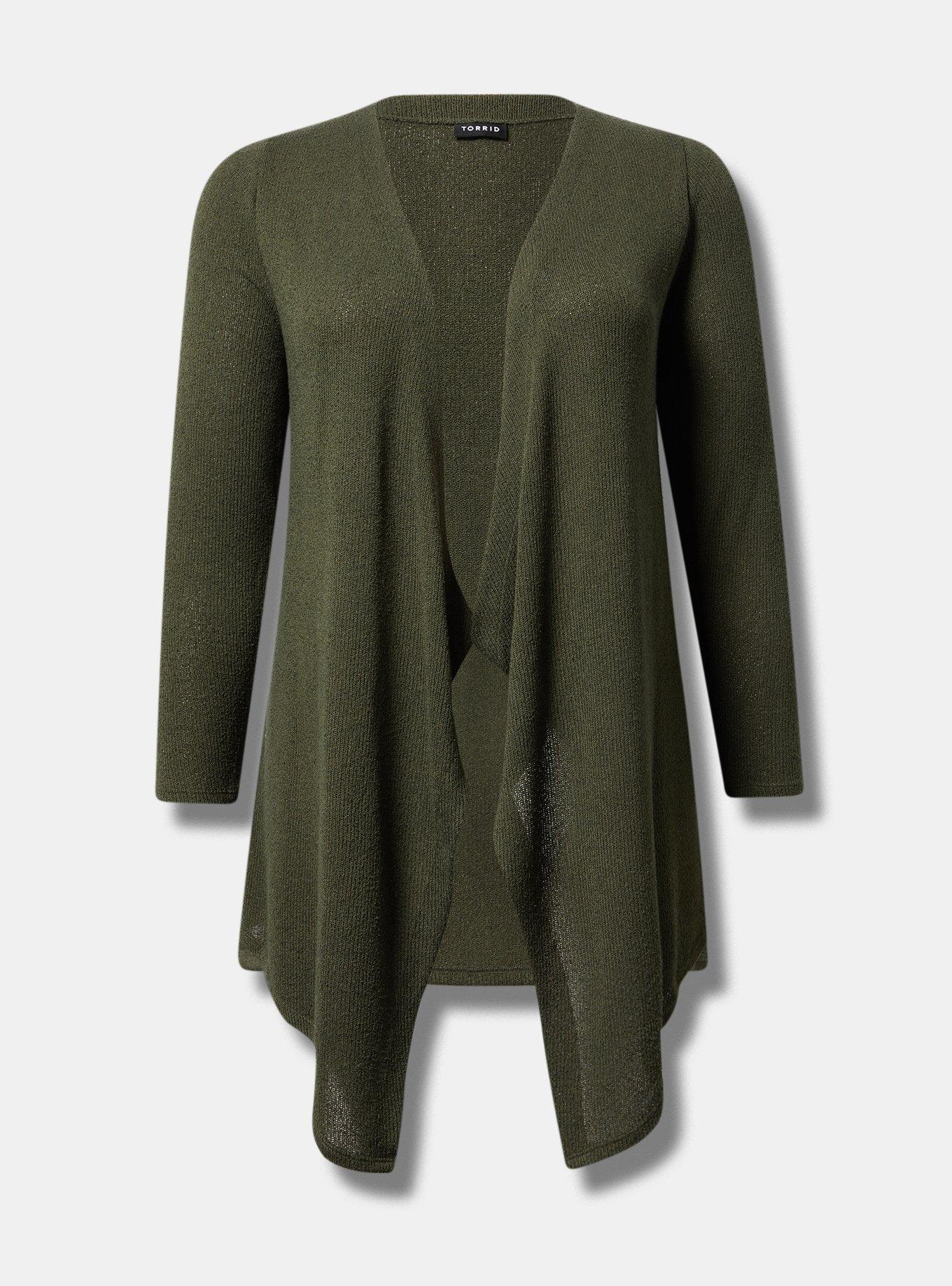 Drape Front Hacci Cardigan