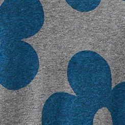 V-Neck Pullover Sweater, NAIVE FLORAL BLUE, swatch