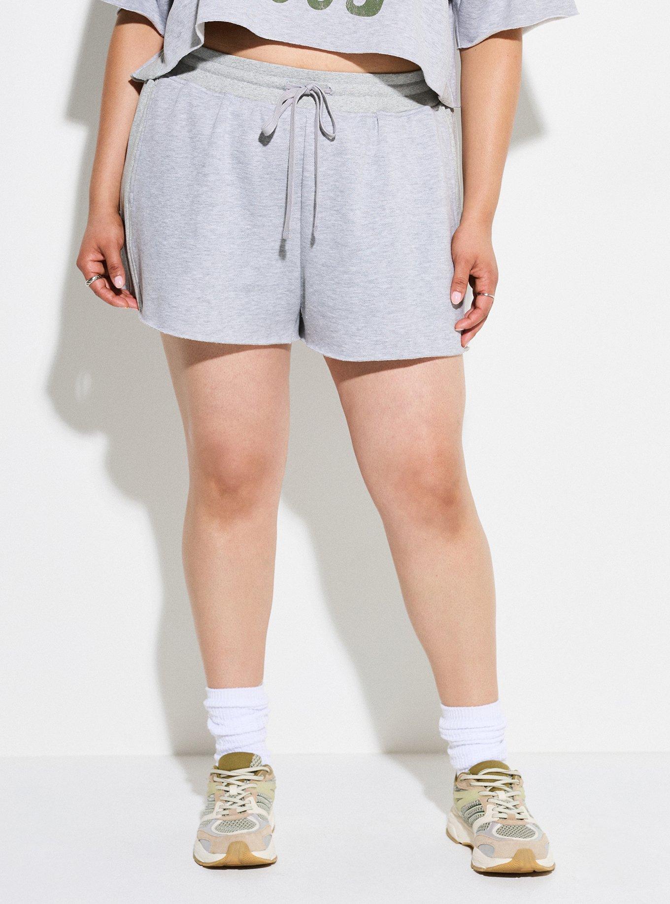 LoveSick Fleece Short, HEATHER GRAY, alternate