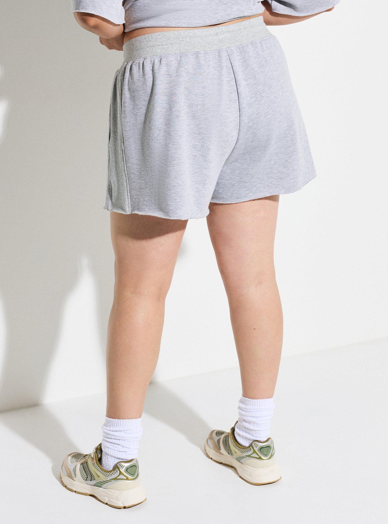 LoveSick Fleece Short, HEATHER GRAY, alternate