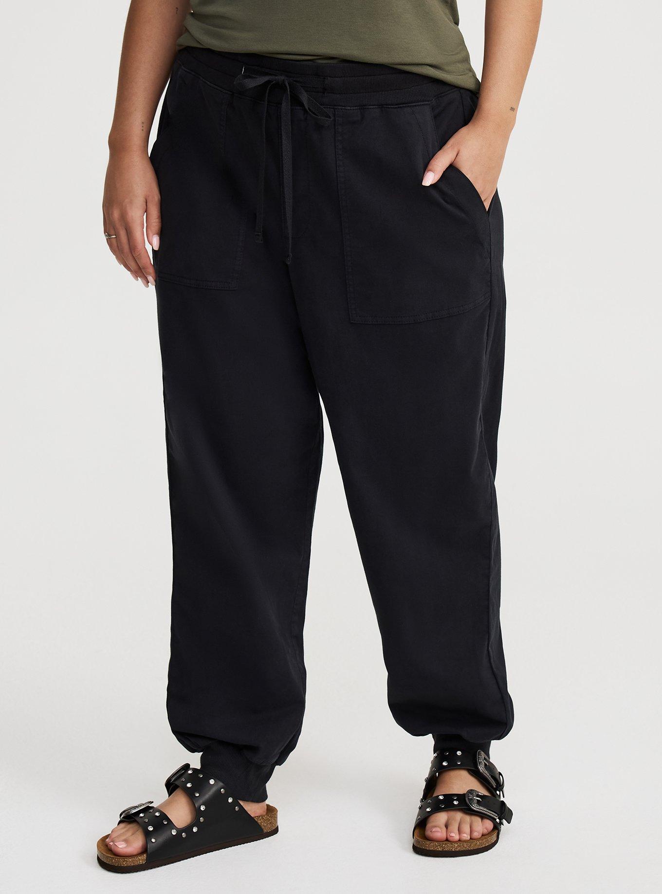 High-Rise Pull-On Contrast Jogger