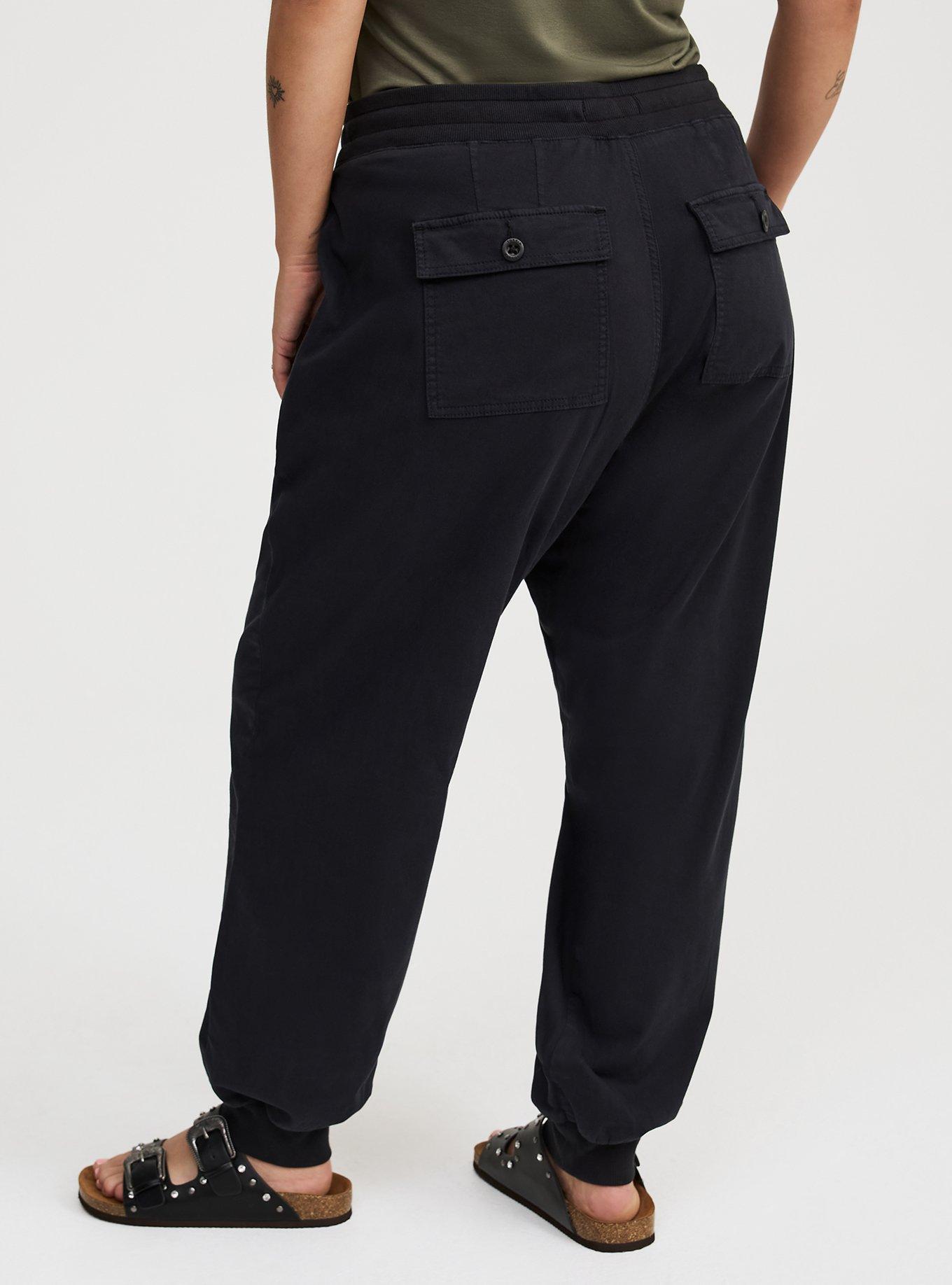 High-Rise Pull-On Contrast Jogger