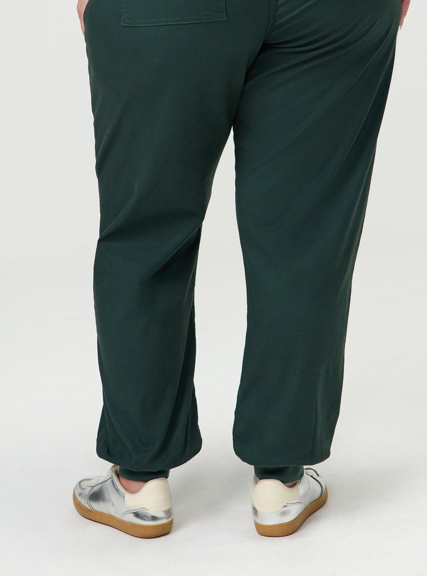 Plus Size High-Rise Pull-On Jogger, DARKEST SPRUCE, alternate