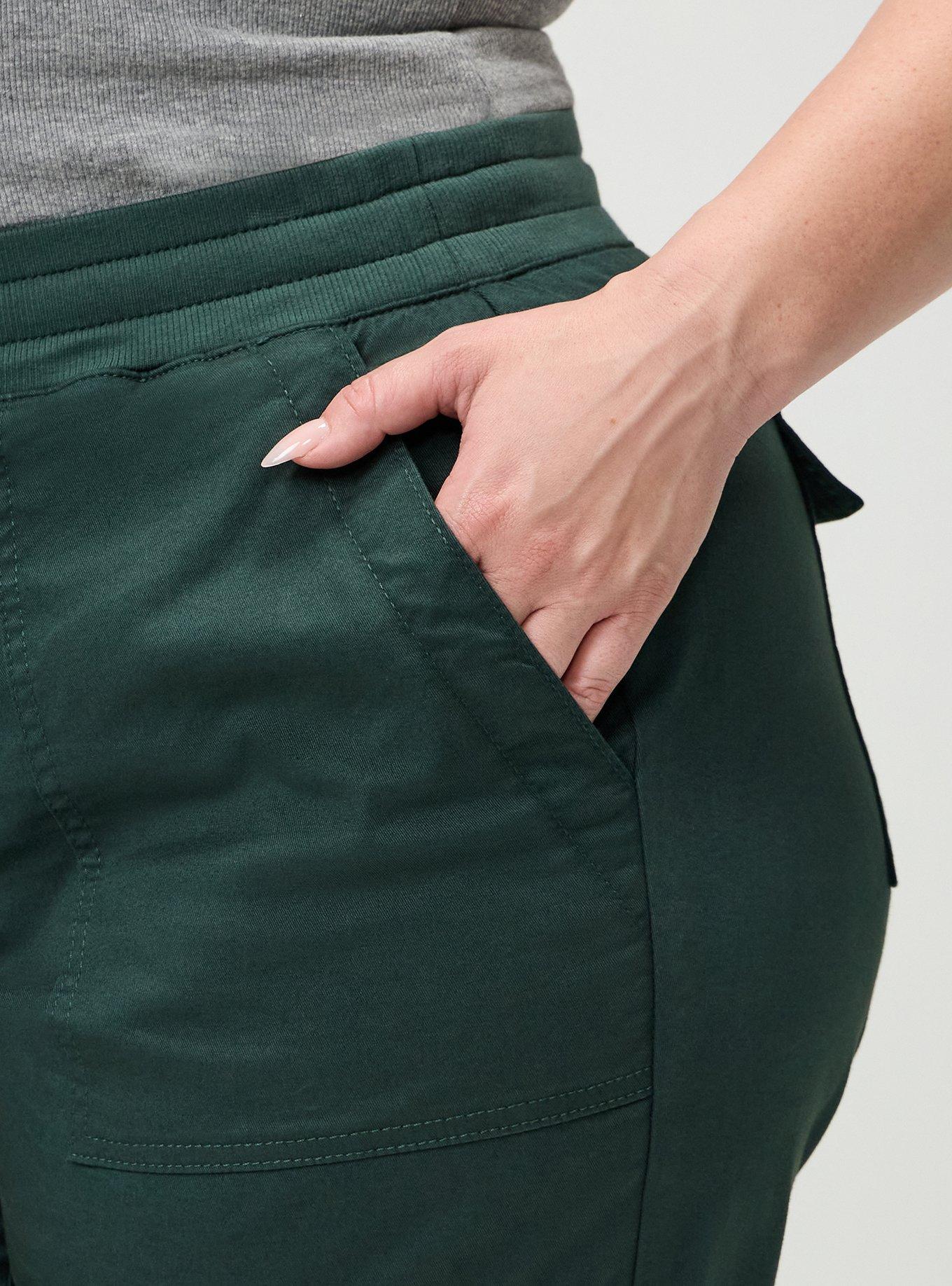 Plus Size High-Rise Pull-On Jogger, DARKEST SPRUCE, alternate