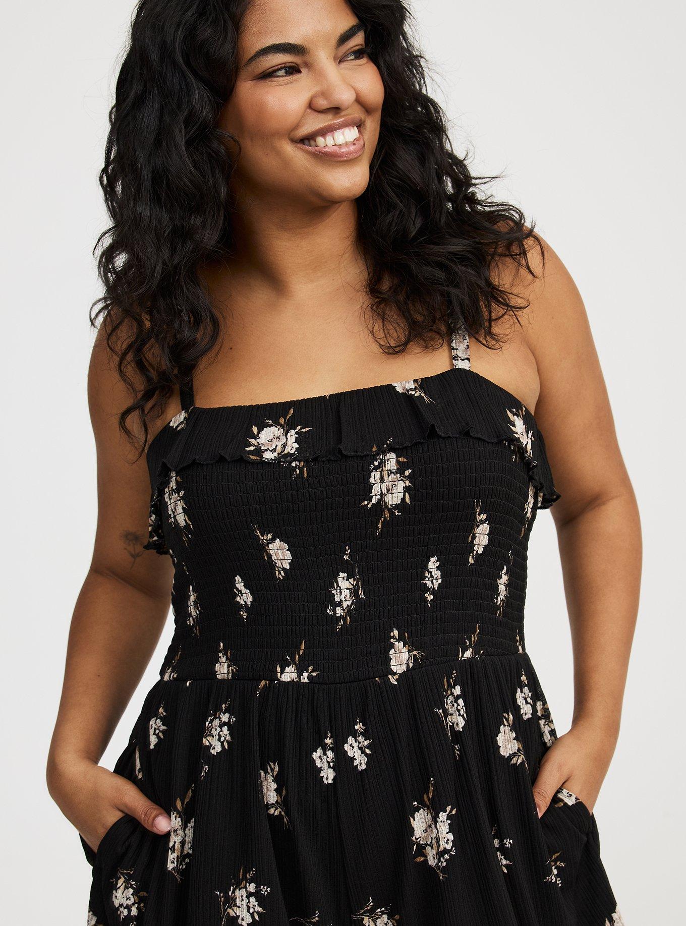 Ruffle Godet Romper