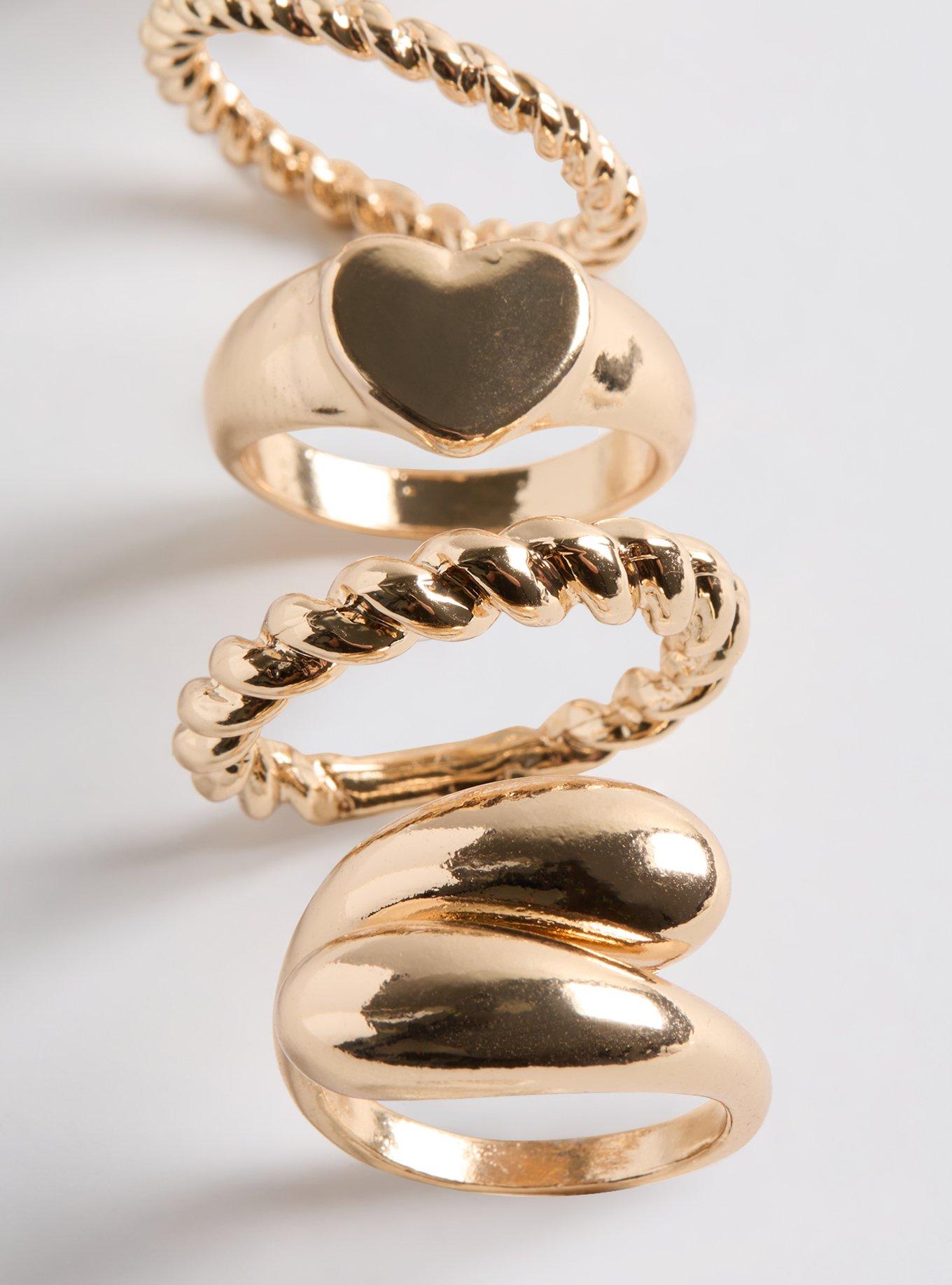 Textured Ring Set