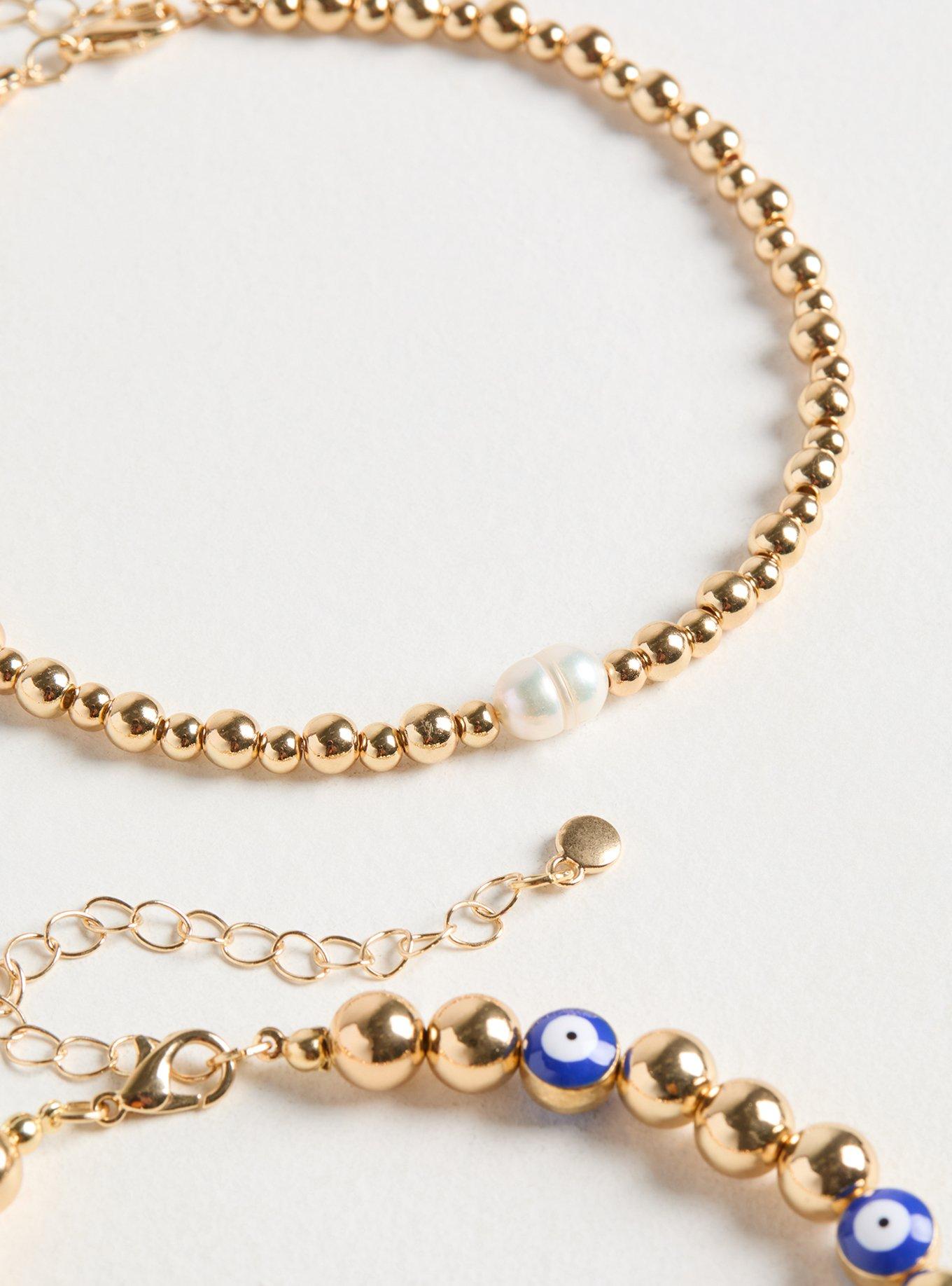 Beaded Anklet Set