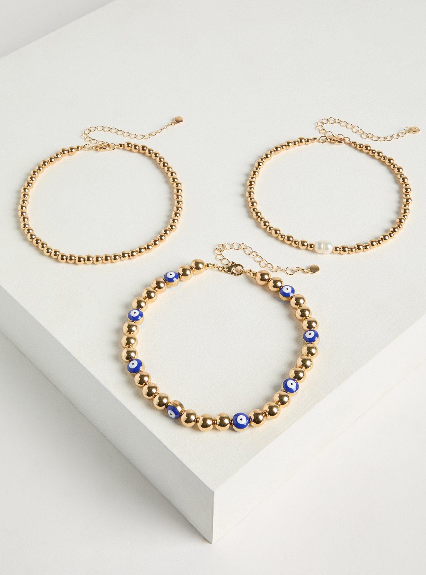 Beaded Anklet Set