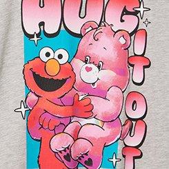 Care Bears Classic Cotton Crew Tee, HUG IT OUT LT HEATHER GREY, swatch