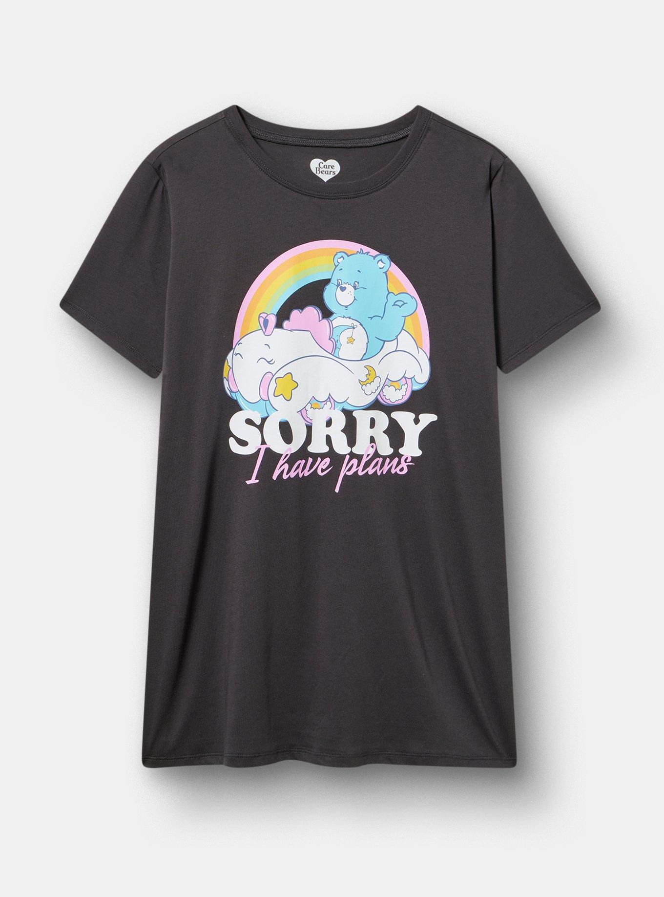 Care Bears Classic Cotton Crew Tee, CARE BEARS I HAVE PLANS OBSIDIAN, hi-res
