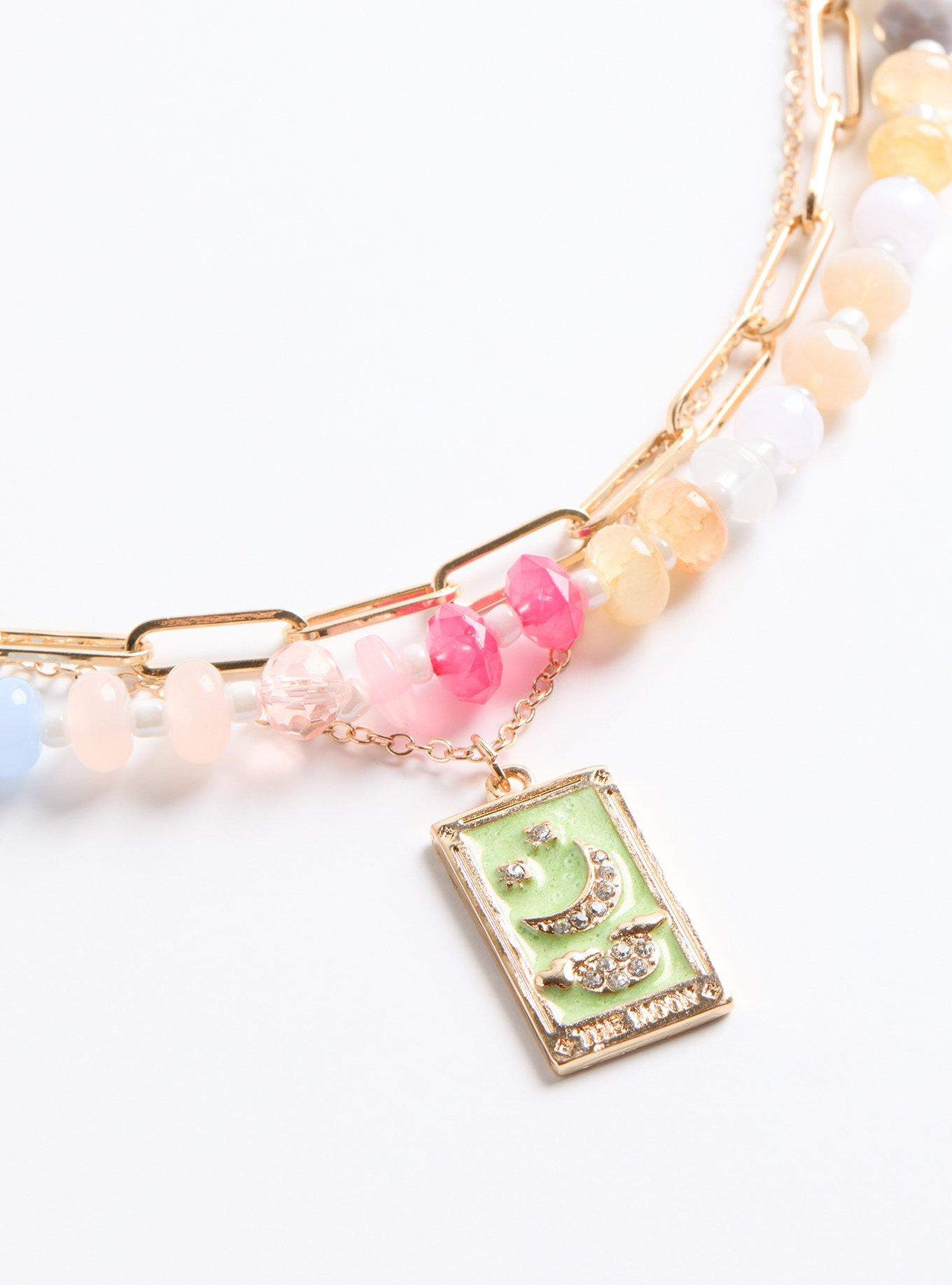 Tarot Beaded Layered Necklace