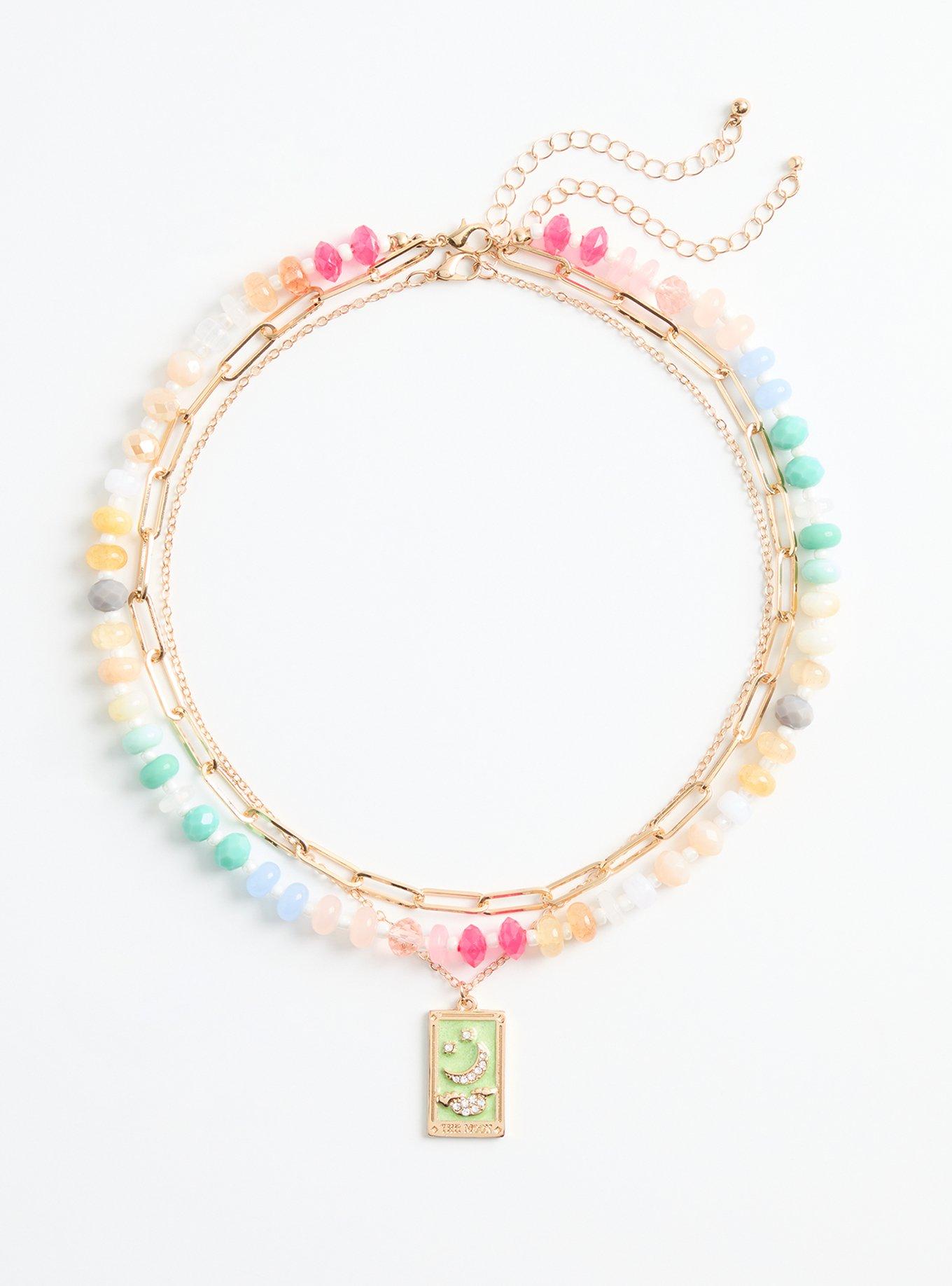Tarot Beaded Layered Necklace