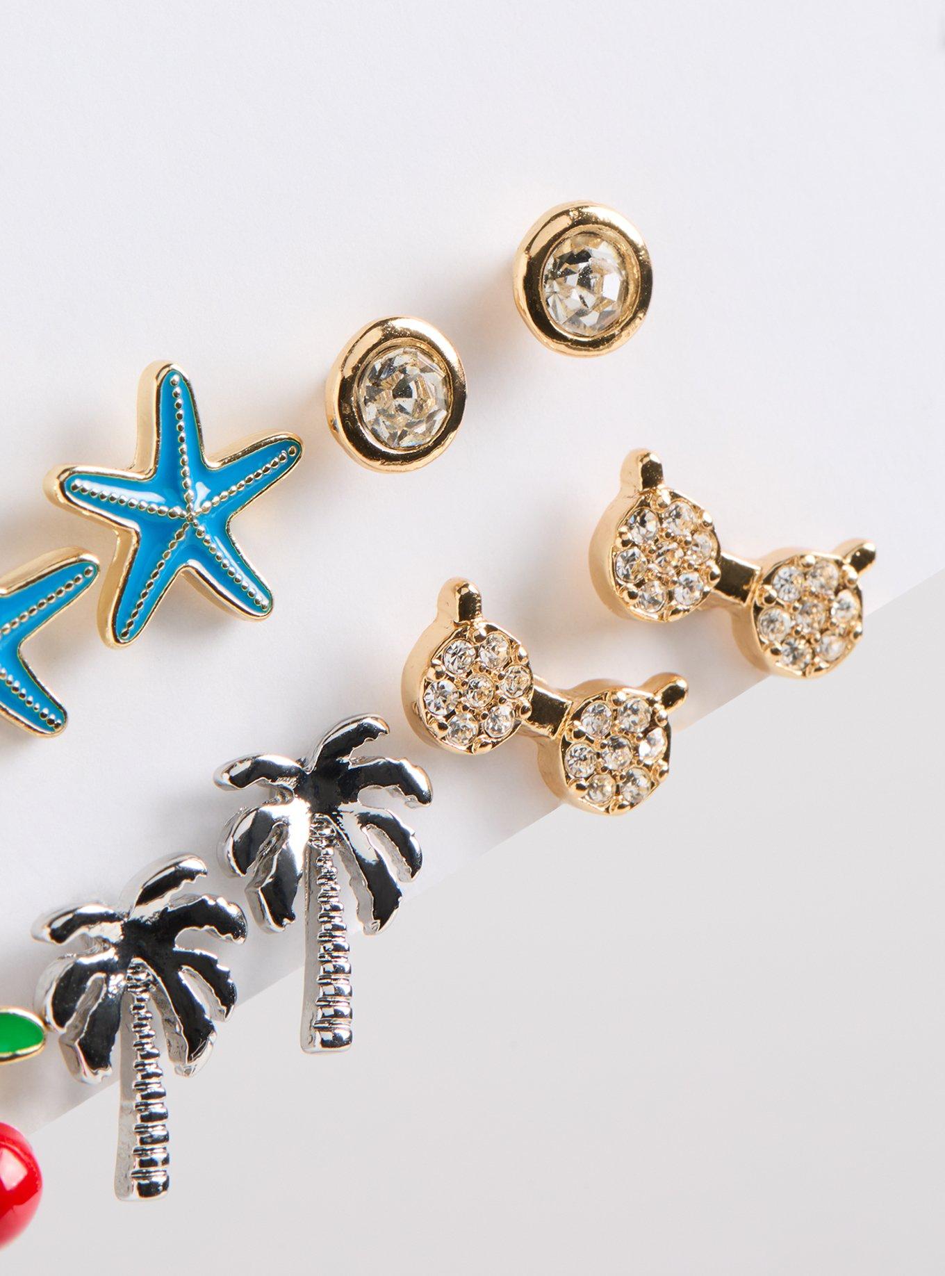 Beach Life Stud Earring Set