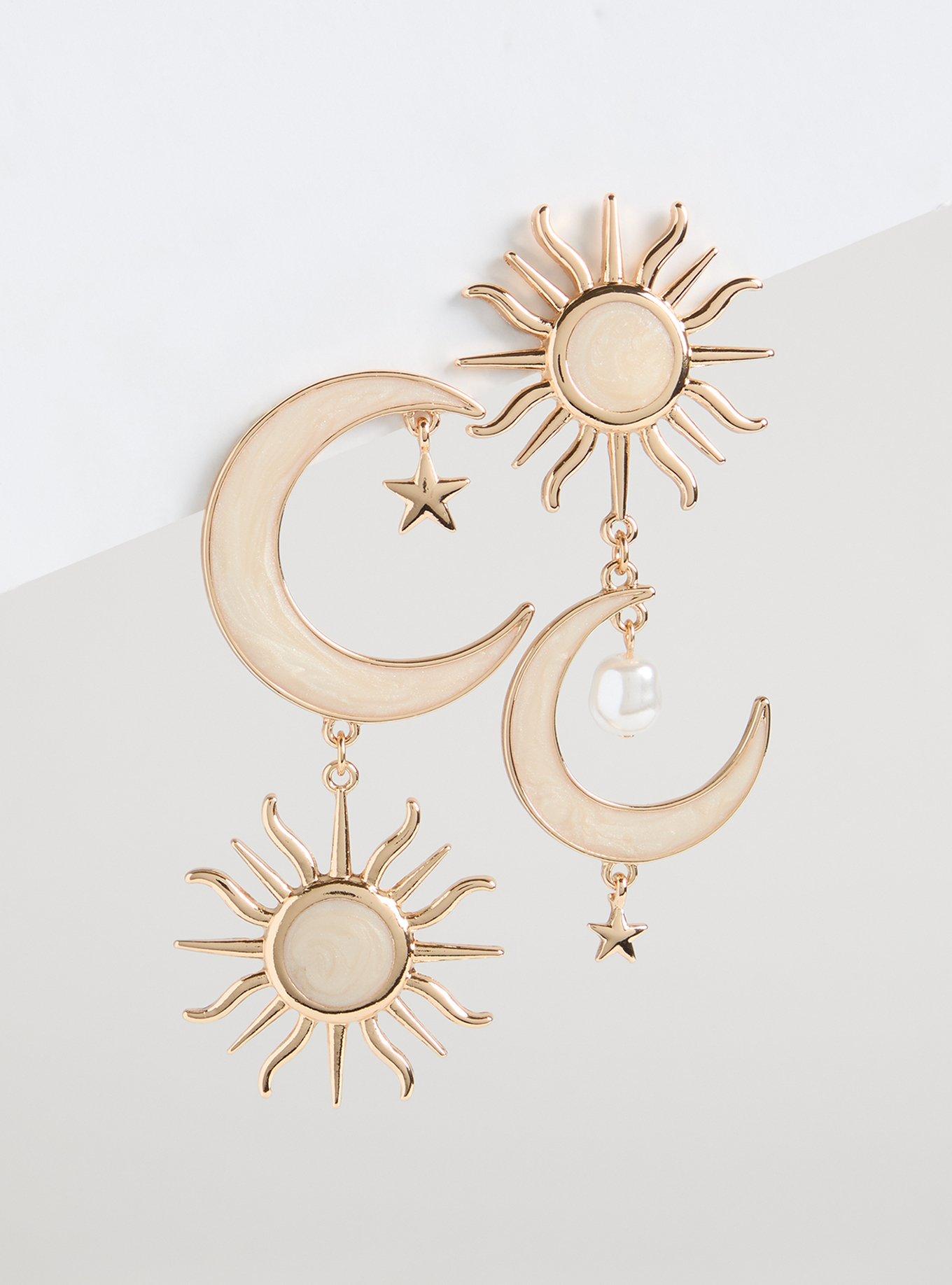 Sun & Moon Statement Earring