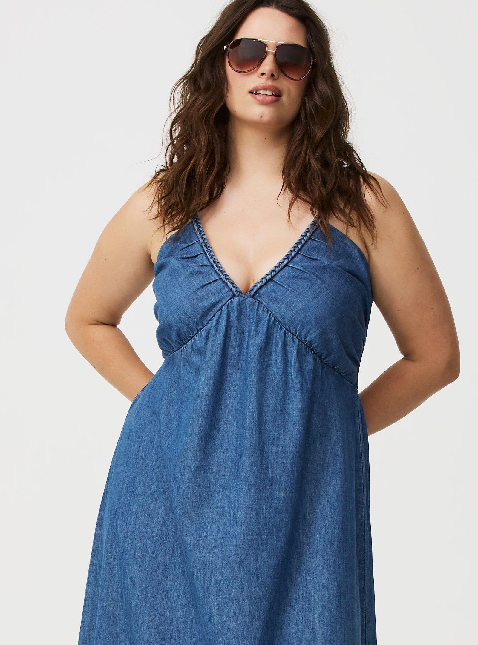 Denim Maxi Dress