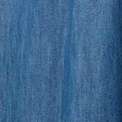 Denim Maxi Dress, LIGHT BLUE WASH, swatch
