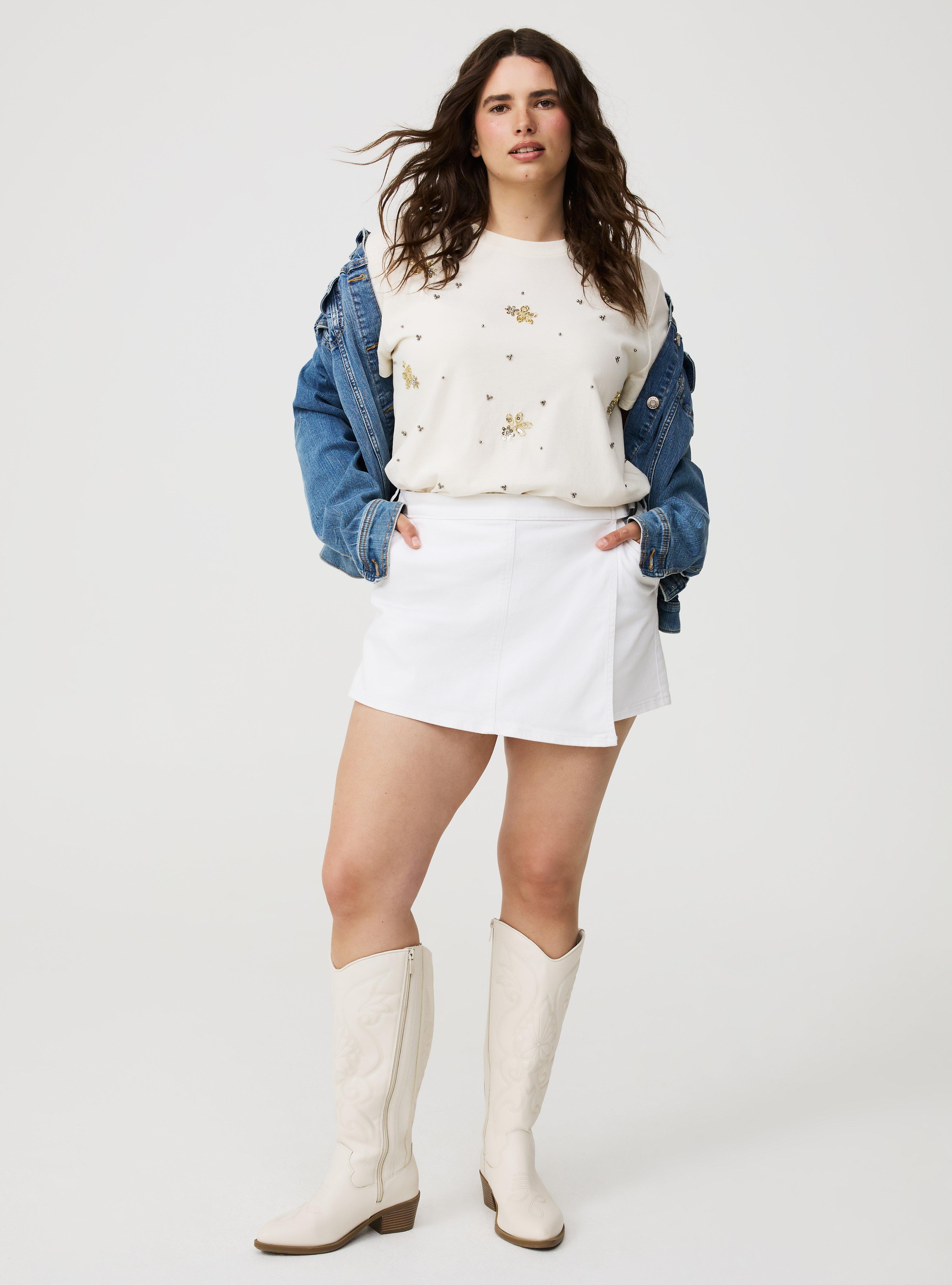 Embellished Crew Tee