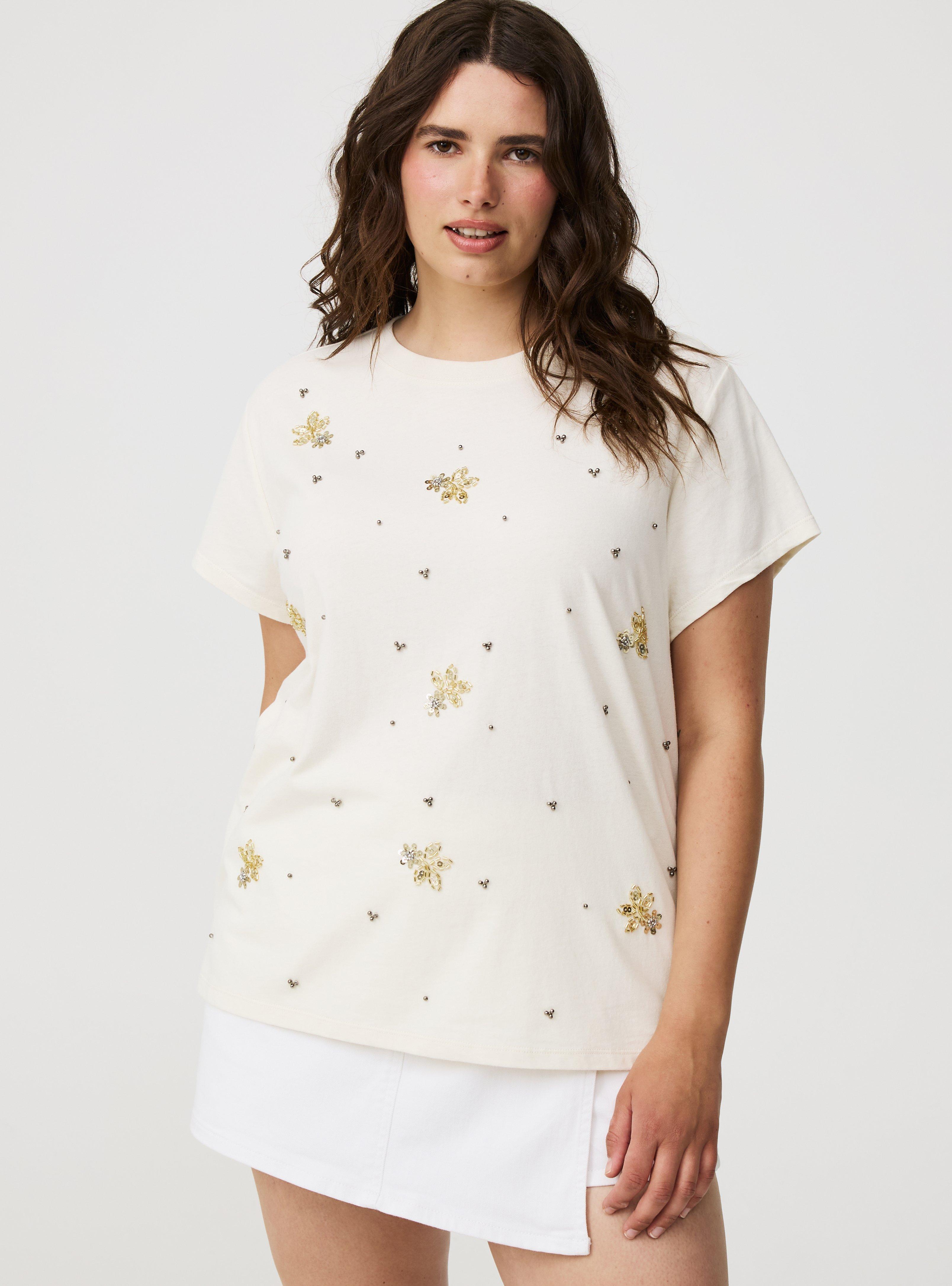 Embellished Crew Tee
