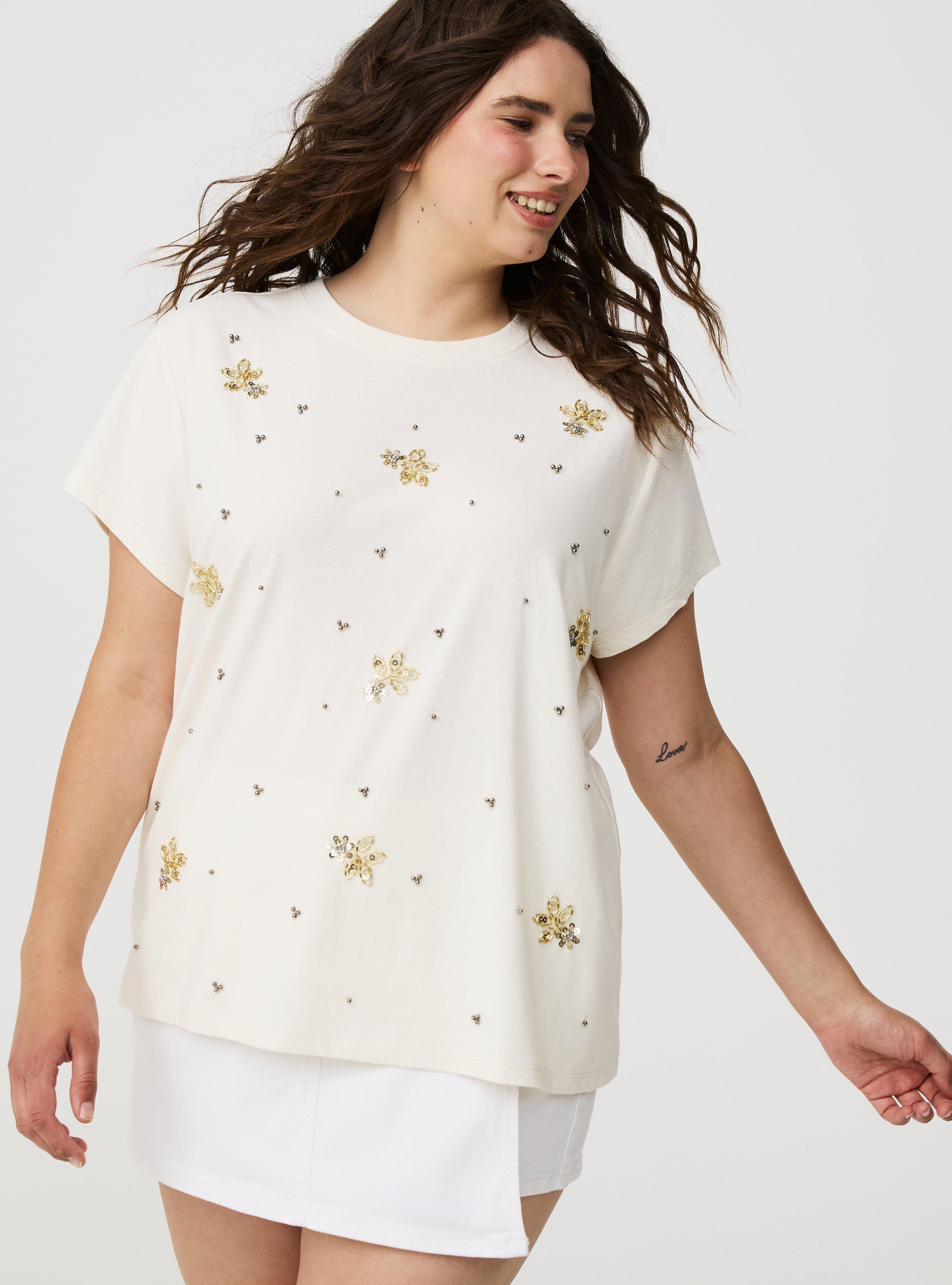 Embellished Crew Tee
