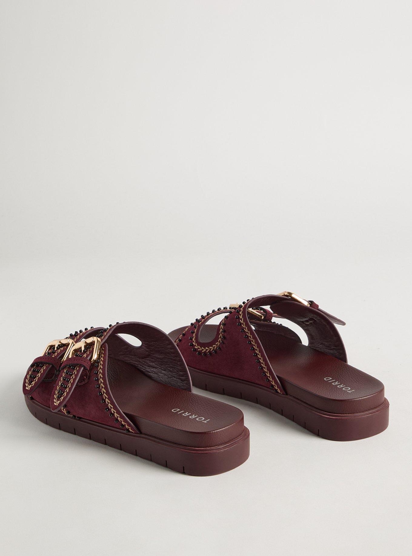 Beaded Double-Buckle Slide (WW)
