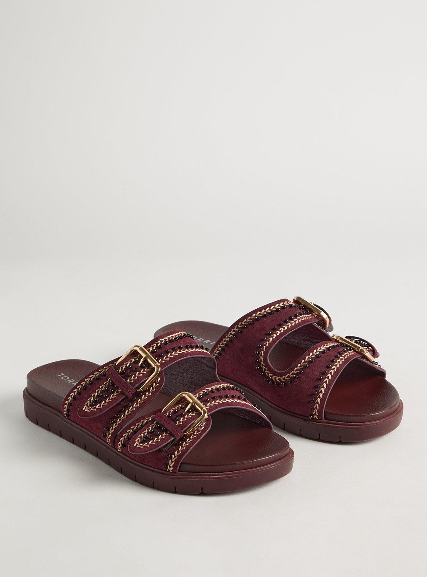 Beaded Double-Buckle Slide (WW)