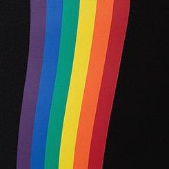 Full-Length Seamless Legging, RAINBOW PRIDE STRIPE, swatch