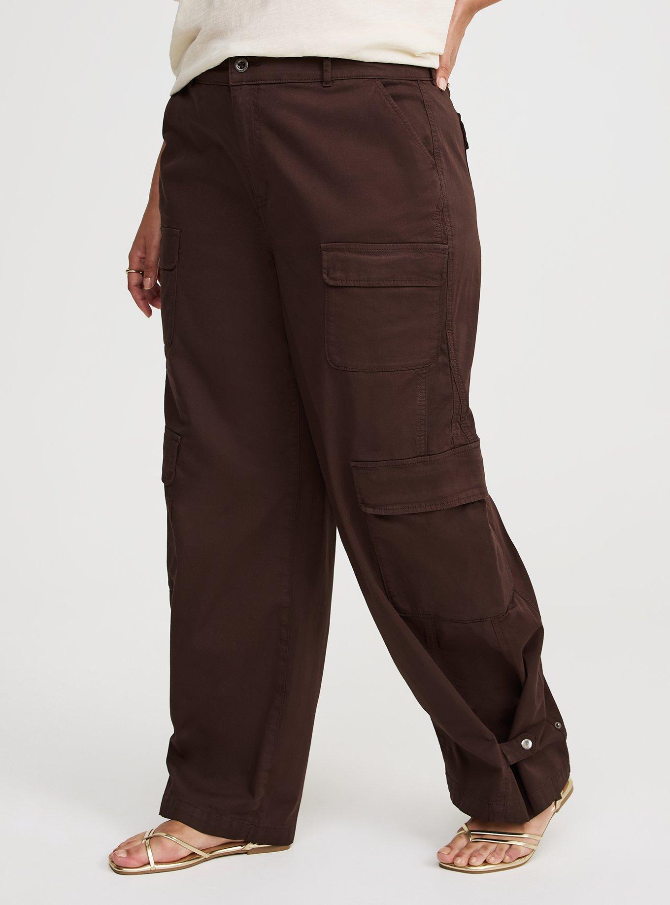 High-Rise Baggy Cargo Wide Leg Pant