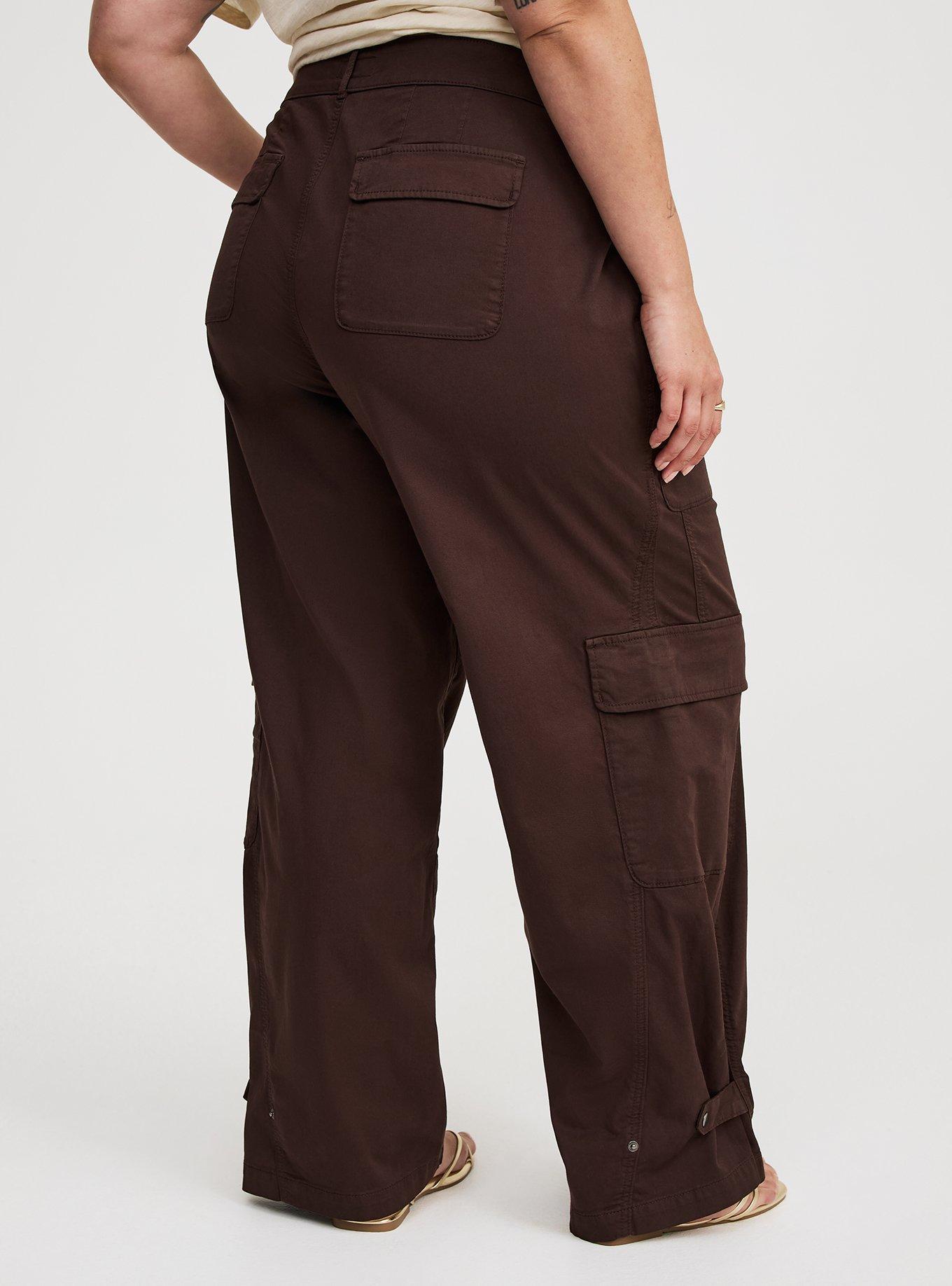 High-Rise Baggy Cargo Wide Leg Pant