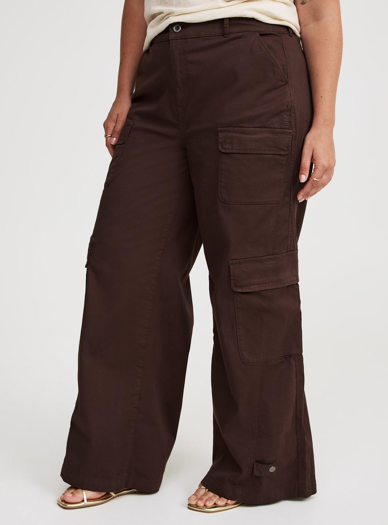 High-Rise Baggy Cargo Wide Leg Pant