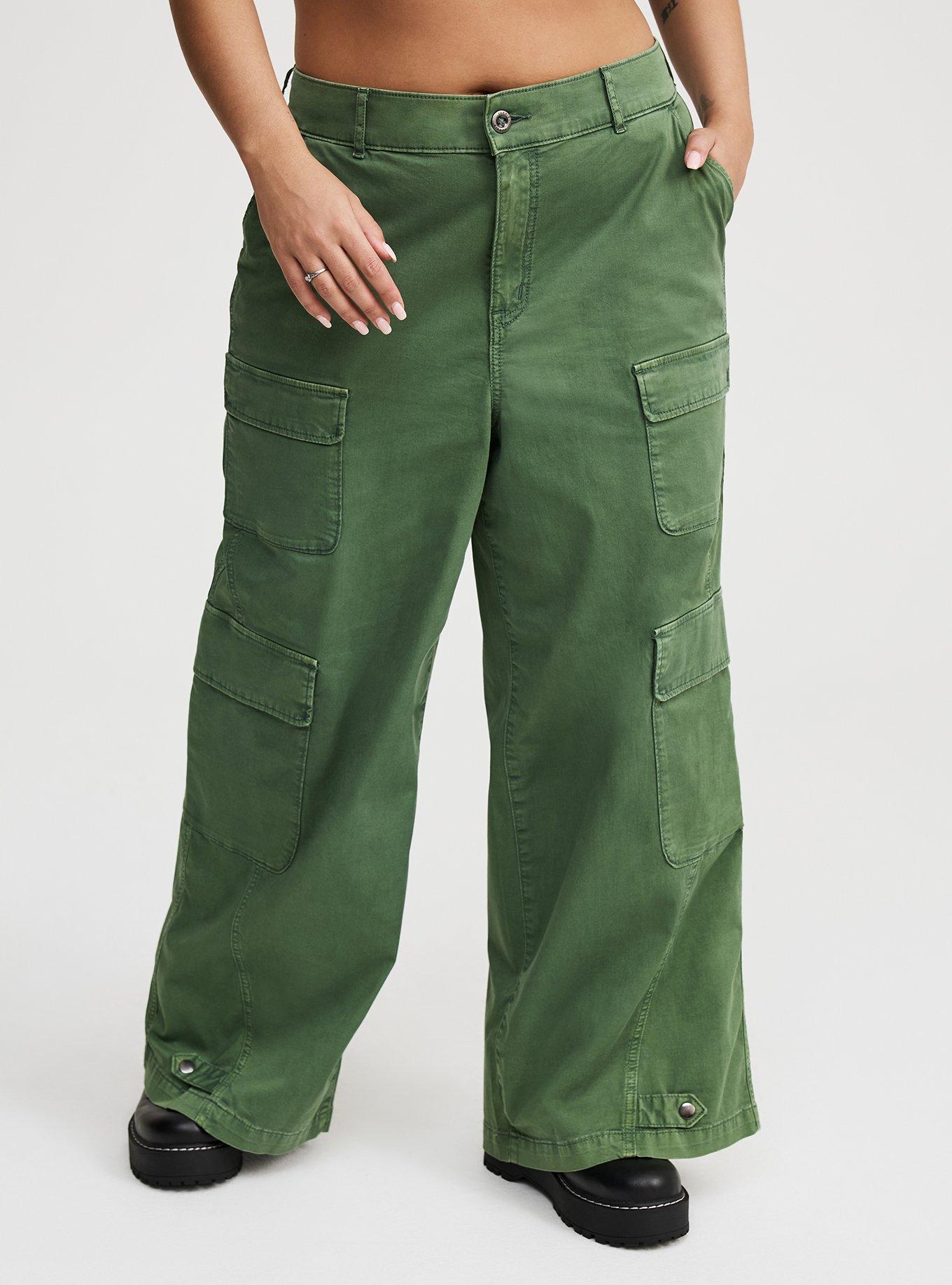 High Rise Baggy Cargo Wide Leg Pant