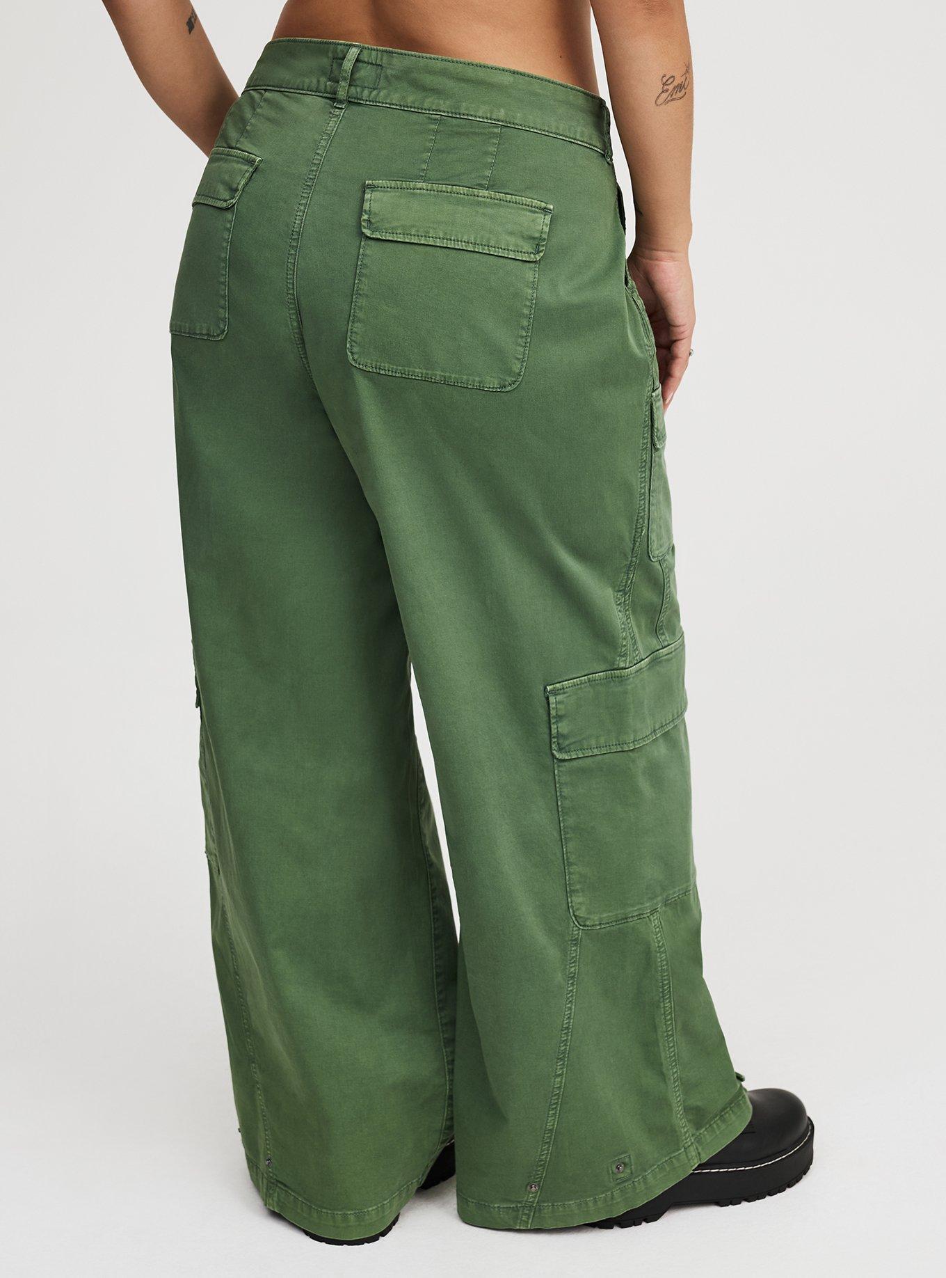 High Rise Baggy Cargo Wide Leg Pant