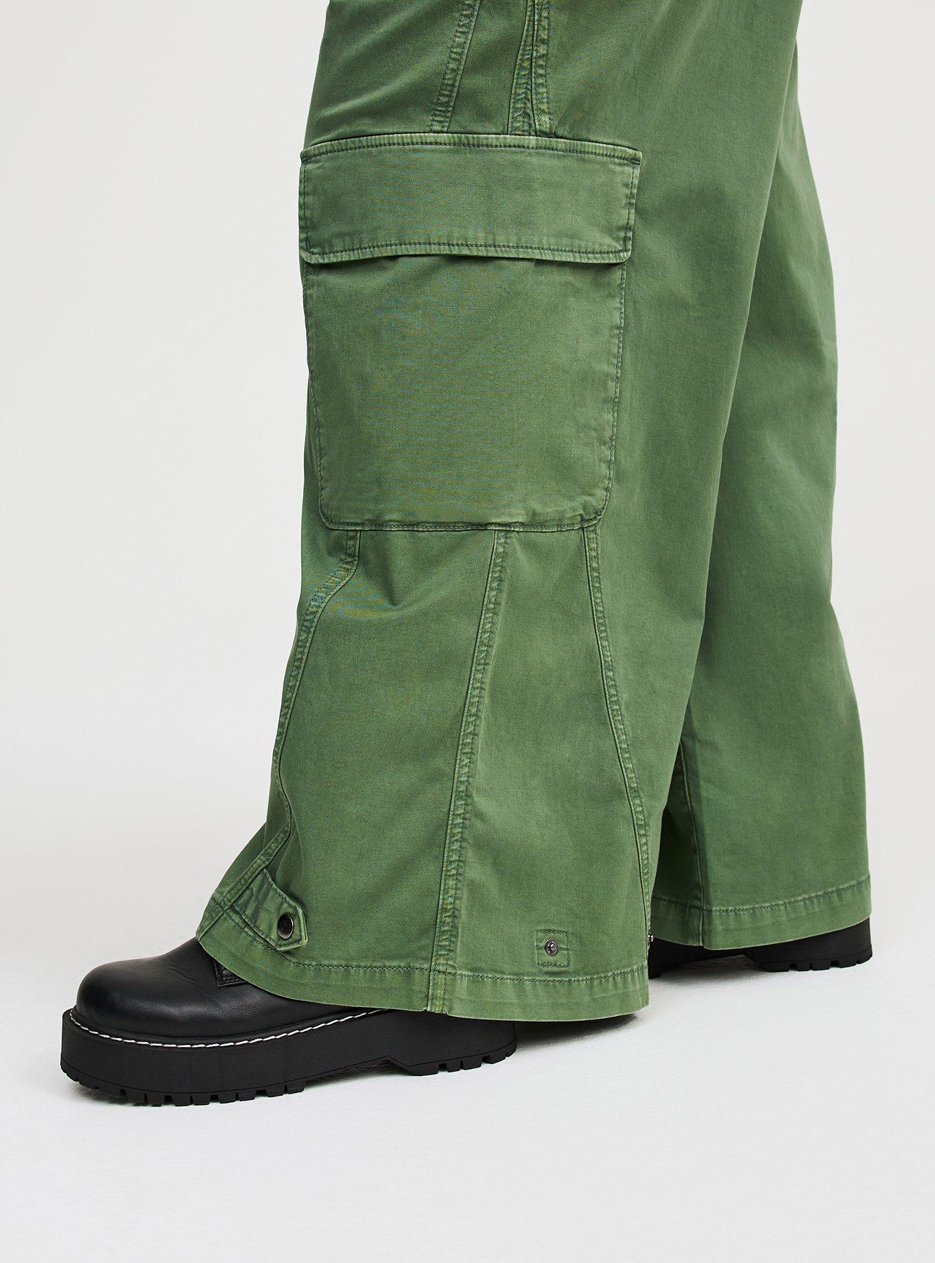 High Rise Baggy Cargo Wide Leg Pant