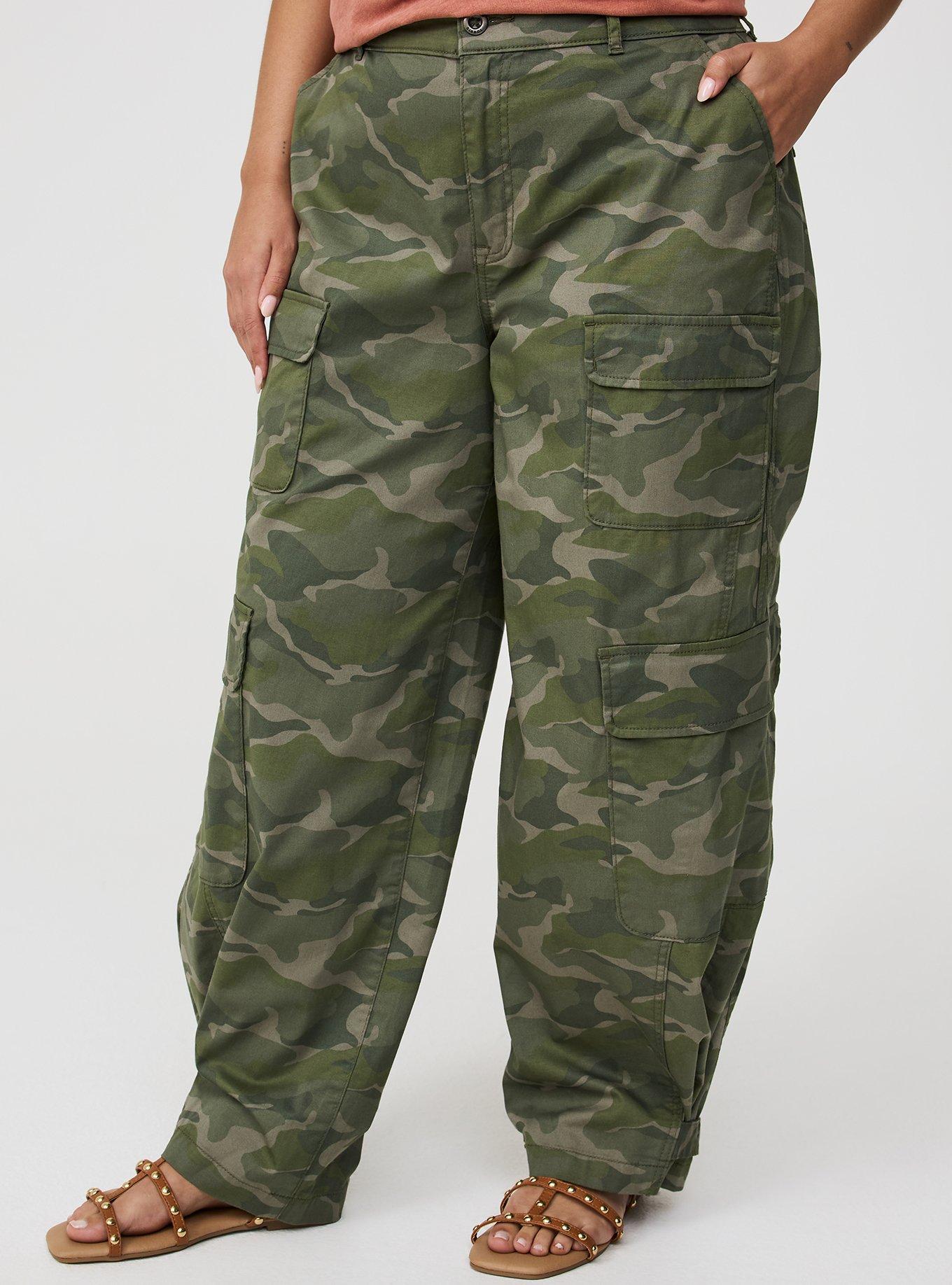 High Rise Baggy Cargo Wide Leg Pant