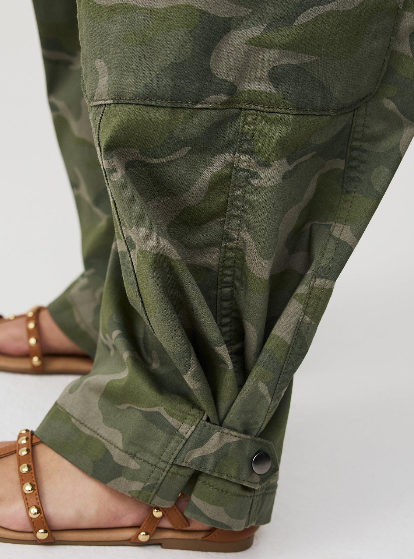 High Rise Baggy Cargo Wide Leg Pant