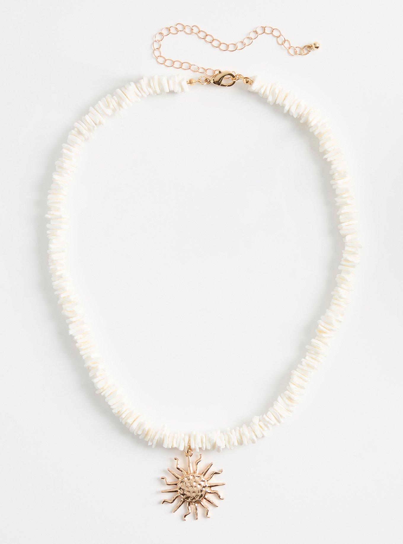 Stone Sun Necklace