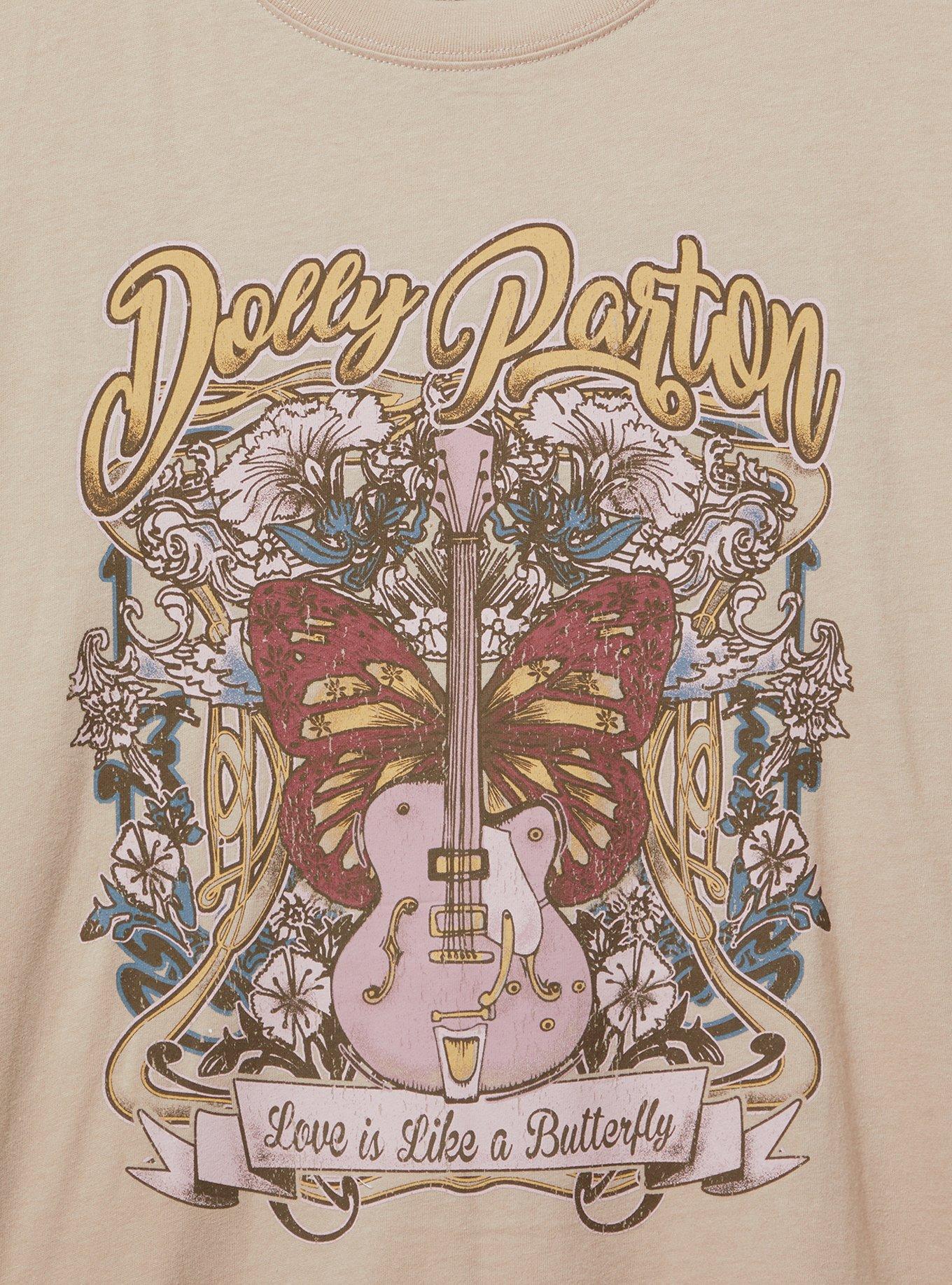 Dolly Parton Relaxed Cotton Crew Tee