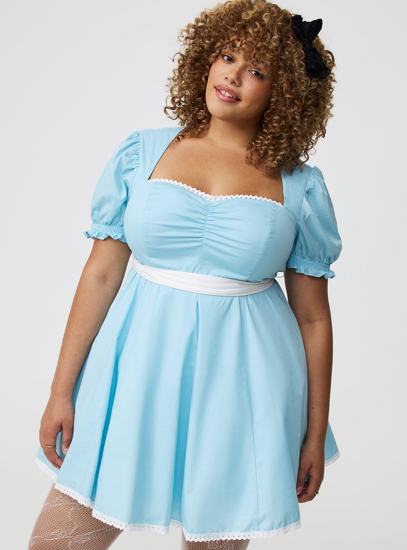 blue alex perry dress The Little Mermaid Princess Ariel Cosplay Costume Ariel Blue Dress Halloween Party Suit, XL / Women main image 0
