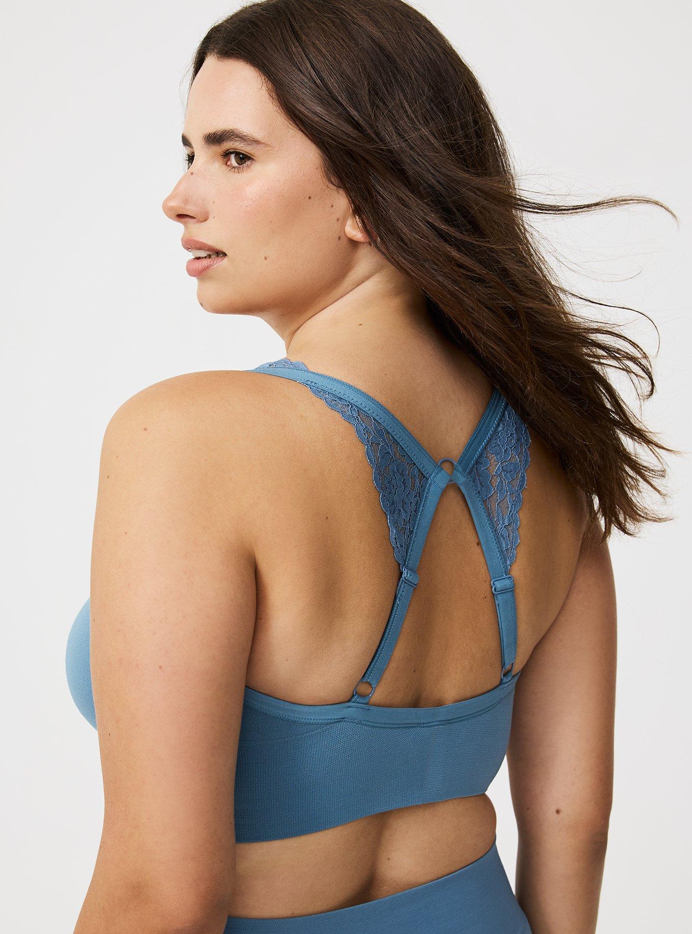 Unlined Seamless Ruched Bralette