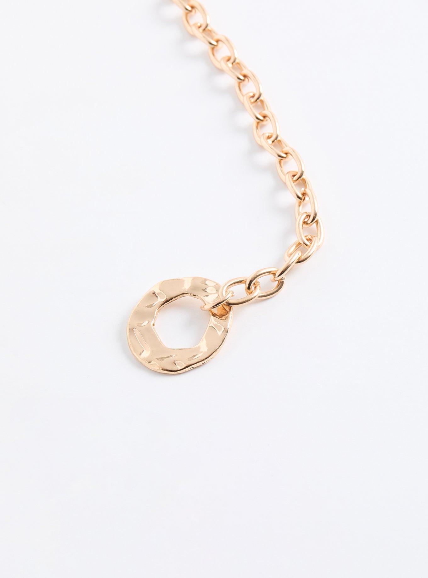 Hammered Oval Chain Belt