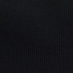 Cotton Rib High-Rise Short Panty, RICH BLACK, swatch