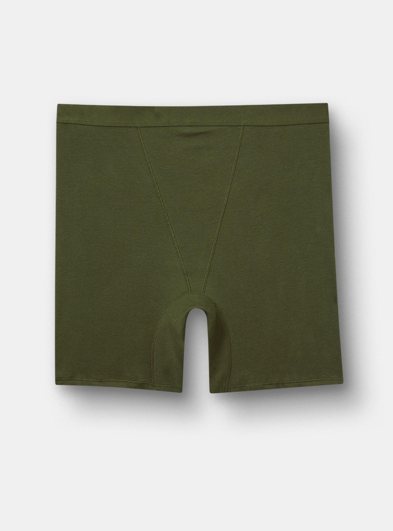 Cotton Rib High-Rise Short Panty