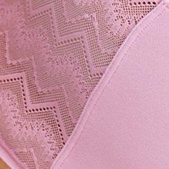 Seamless Smooth Lace Mid Rise Brief Panty, MAUVE MIST, swatch