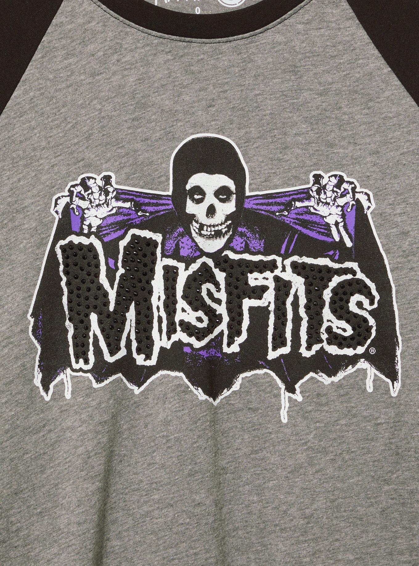 Misfits Cotton Jersey Raglan Tee