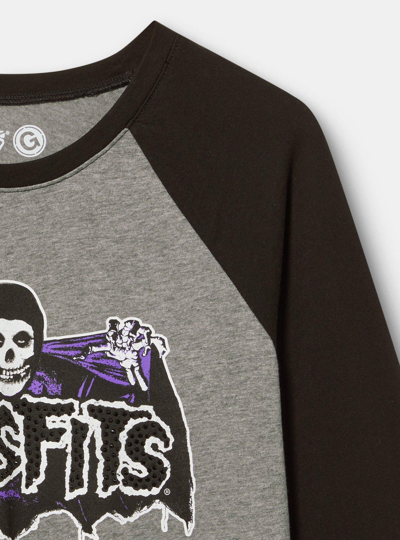 Misfits Cotton Jersey Raglan Tee